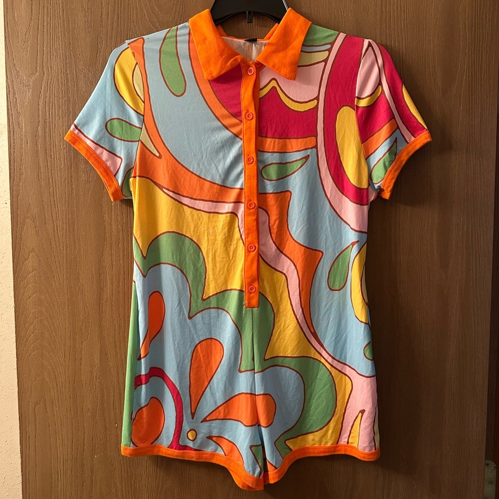 Colorful Retro Romper